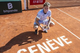 Une belle histoire entre Casper Ruud et le Geneva Open. KEYSTONE/MARTIAL TREZZINI